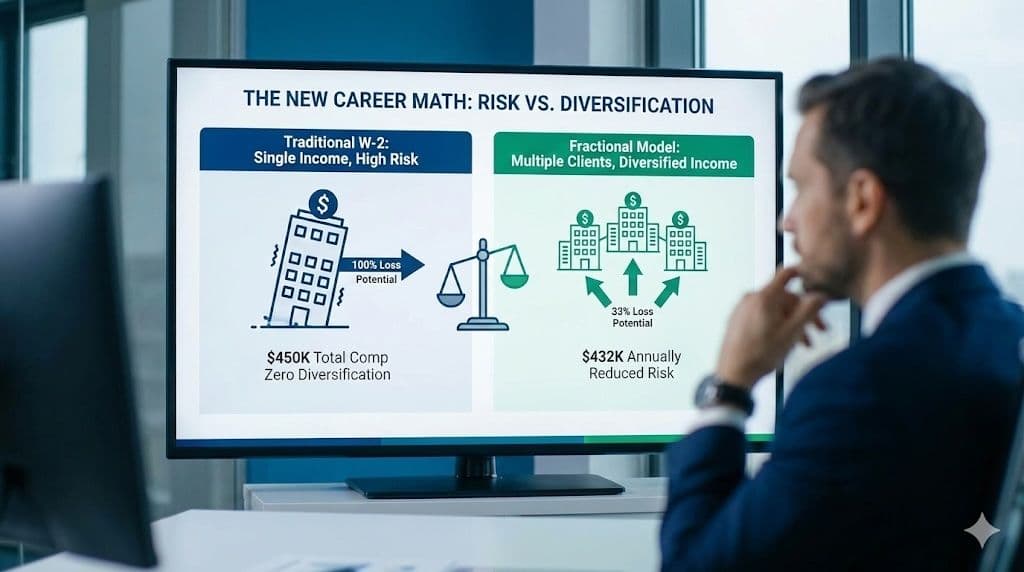 Why One W-2 Is Riskier Than Multiple Clients: The New Career Math for Tech Professionals